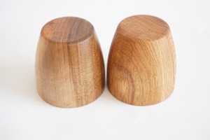 Wooden Coffee <b>Cup</b> with Saucer Handmade Wood Tea <b>Cup</b> Rustic <b>Espresso</b> Mug Oak Ash Walnut Birch - Product Image 6