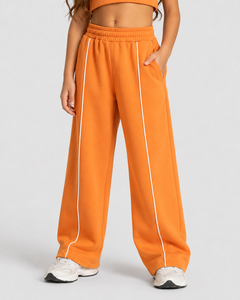 Ensemble de survêtement personnalisé OEM pour filles, survêtement en molleton surdimensionné pour enfants, ensemble sweat à capuche et pantalon de jogging pour filles, survêtements décontractés pour enfants - Product Image 5
