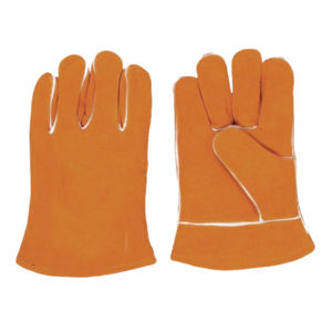 High Performance Cowhide Split Leather Welding Gloves Industrial Safety <b>Personal</b> <b>Protective</b> Gloves with Abrasion Resistance - Product Image 3