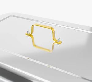 Juego de 4 calentadores de buffet de acero inoxidable de 8QT de primera calidad para catering y fiestas al mejor precio - Product Image 5