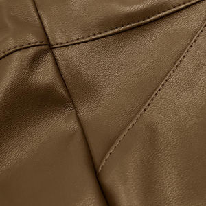 Women Leather Shorts High Waist <b>Stretch</b> Fit Real Leather Shorts for Casual Summer Wear High Quality Women Leather Shorts - Product Image 6