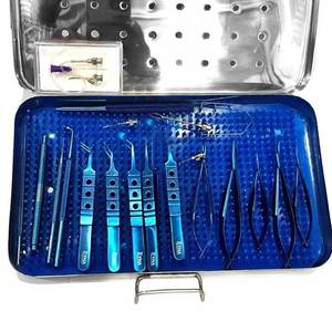 Ensemble d'instruments de chirurgie de la cataracte en titane, 21 pièces, outils chirurgicaux ophtalmiques avec boîte - Product Image 6