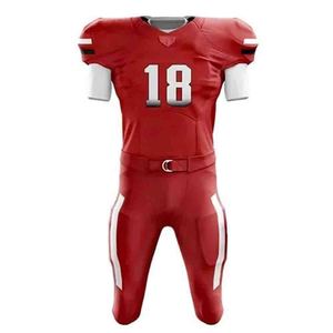 Tenue de football américain en polyester protectrice avec logo personnalisé, séchage rapide, dernier design tendance, ensembles de tenues de football américain - Product Image 1