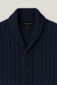 Premium Men's Knit <b>Cardigan</b> <b>Sweater</b> Relaxed Fit Warm Autumn Casual 100% Cotton V-neck Single Button OEM Factory Direct Wholesale - Product Image 3
