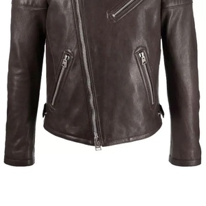 แจ็กเก็ตหนังขี่มอเตอร์ไซค์ของผู้ชายแจ็คเก็ตนักขี่จักรยานที่ทันสมัยเสื้อแจ็คเก็ตหนังสำหรับขี่มอเตอร์ไซค์กันลมทนทานสำหรับฤดูหนาวได้รับการรับรองจาก CE - Product Image 6