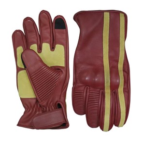 Gants de moto décontractés en cuir de qualité supérieure avec protections résistantes aux chocs, conception de protection renforcée pour une utilisation en extérieur - Product Image 5