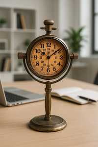Sustainable Wooden Desk <b>Clock</b> Eco Friendly Home Decor Smart Table <b>Clocks</b> - Product Image 3