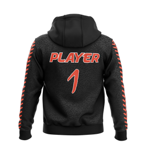 Sweat-shirt à capuche unisexe noir respirant pour homme, style baseball, coupe classique, manches longues, sportif - Product Image 2