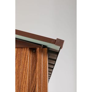 Caseta de Almacenamiento Metálica para Exteriores de 6 pies x 6 pies con Base de Piso Metálica y Ventana para Soluciones de Almacenamiento al Aire Libre - Product Image 5