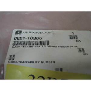 NEW AMAT 0021-18366 CLAMP CERAMIC HEATER 300MM - อุปกรณ์และอะไหล่เซมิคอนดักเตอร์ระดับโลกที่เชื่อถือได้ - Product Image 1