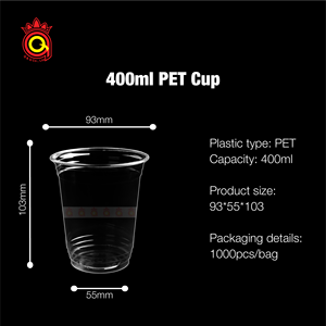 Quang Quan 95mm gobelets en plastique jetables 12oz 14oz 17oz PP gobelets à paroi unique avec couvercle pour café glacé thé à bulles thé au citron froid - Product Image 2