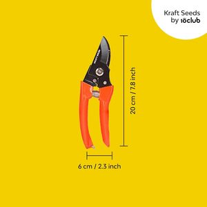 Tijeras de podar manuales para semillas, 1 unidad, cortador de jardinería de alta resistencia, cortador de plantas para el hogar y jardín, recortador de ramas de madera, tijeras robustas para tallos - Product Image 2