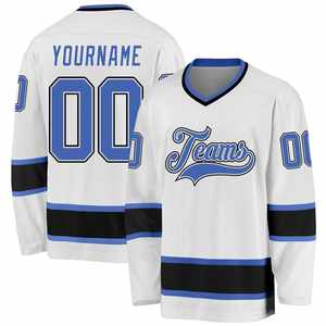 Custom Team Name Solid Color Adult Size Ice Hockey Uniform Sets-100% Polyester Quick Dry & Breathable - Product Image 2