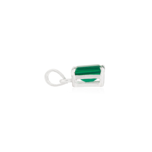 Venta al por mayor de colgantes de plata de ley 925 con ónix verde, joyería fina con una sola piedra para uso diario de mujeres. - Product Image 5