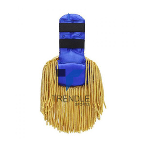 Épaulettes de costume de vol bleu de qualité supérieure avec franges en fil d'or et emblème d'aile - Product Image 3