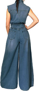 Conjunto de Chaqueta sin Mangas y Jeans Ajustados de Moda Casual 2026 para Mujer, Conjunto de Trajes de Mezclilla para Uso en Exteriores de Alto Rendimiento - Product Image 4