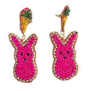 ต่างหูปักลูกปัดแบบยาวต่างหูลูกปัดคุณภาพสูงต่างหูลูกปัดแบบสั่งทำสำหรับเป็นของขวัญ - Product Image 1