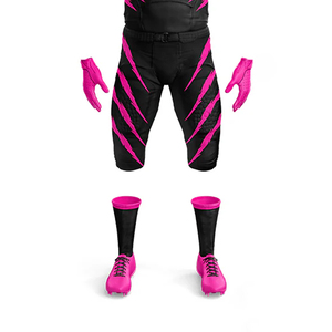 Custom American Style Football Uniform Set USA Design Personalized Team Jerseys Short 3D Padded Pants OEM Sports - Product Image 6