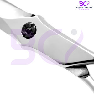 Ciseaux de barbier haut de gamme en acier inoxydable 440C, ciseaux de coupe de cheveux ultra-affûtés pour salon, dernier design de ciseaux de coiffure - Product Image 2