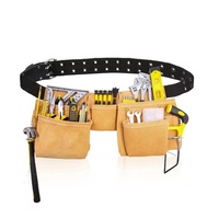 Ceinture à outils en cuir bretelles personnalisées ceintures à outils de construction de charpentier de qualité supérieure outils de travail en cuir