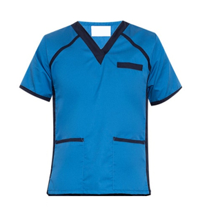 MEFSON Unisex Medical V-Neck Nursing <b>Scrub</b> Suits Pockets Short Sleeve <b>Scrub</b> <b>Sets</b> for Men Women Hospital Use Spandex/Polyester - Product Image 5