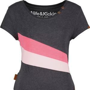 Camiseta estampada de cuello redondo de algodón negro para mujer Cuello informal Anti-Pilling Característica Logotipo bordado Fabricante de camisetas en India - Product Image 2