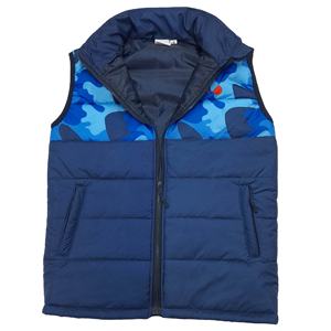 Veste d'hiver décontractée grande taille de haute qualité en gros pour hommes gilet épais sans manches en toile 100% polyester avec logo personnalisé - Product Image 1