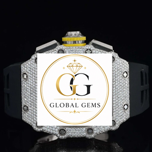 Direct Factory Supply Iced Out Hip Hop Luxury Watch Perfect for Collectors Rubber Strap and Events Available for Bulk Quantity - Product Image 2