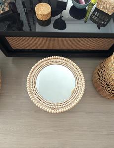 Miroir Mural Décoratif Argenté de Haute Qualité, Cadre Design Moderne, pour Noël, Maison, Salon, Salle de Sport, Décoration Cosmétique, God Grace Overseas - Product Image 2