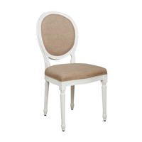 Chaise de salle à manger moderne en bois massif personnalisable OEM Revêtement en cuir Finition brun clair blanc brossé pour la maison, le bureau, l'hôtel et l'école