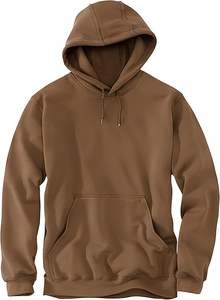 Sudadera con Capucha de Forro Polar para Hombre, de Alta Calidad, Ecológica, de Poliéster/Algodón, con Cierre, para Invierno, Corte Regular, Color Sólido, de Secado Rápido, Bordada - Product Image 2