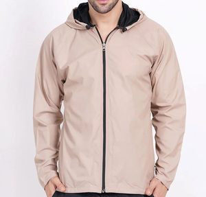 OEM Custom <b>Men</b>’s <b>Lightweight</b> High Quality Hooded Windbreaker <b>Jacket</b> – Waterproof, Breathable, Zip-Up Sports Outerwear <b>Jacket</b> - Product Image 2