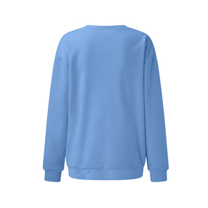 Sudadera Personalizada para Mujer con Cuello Redondo, Fabricante OEM ODM, Sudadera Premium para Dama, Venta al Por Mayor, Marca Privada, Fábrica de Ropa de Moda - Product Image 2