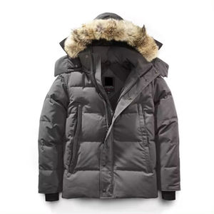 Veste d'hiver imperméable à capuche décontractée et ample en duvet pour les sports de plein air - Product Image 6