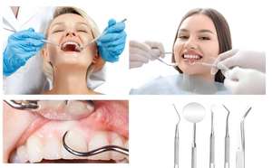 Instrumentos Dentales, Juego de Cuchillos Dentales, Espejo Dental, Pinzas, Sonda Dental, Removedor de Sarro, Hecho de Acero Inoxidable, Set de Cuidado Dental - Product Image 6