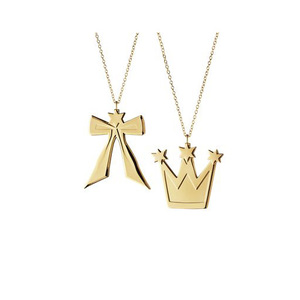 Decorative Gold Finish Metal Snowflake Christmas Ornament for Premium Holiday Styling - Product Image 2