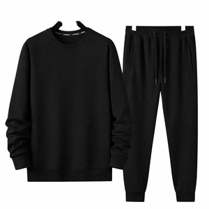 Sudadera de manga larga con cuello redondo y puños acanalados - Product Image 4