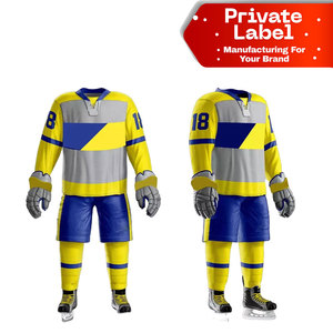 Uniforme de Hockey sobre Hielo Directo de Fábrica, Venta al Por Mayor de Ropa Deportiva, MOQ Bajo, Uniforme de Hockey sobre Hielo Personalizado Sublimado al Por Mayor - Product Image 1