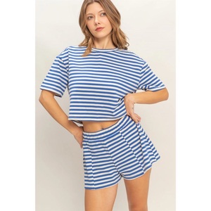 Top Corto de Algodón para Mujer, Diseño Personalizado, Estilo Casual Vintage, Transpirable, con Bordado, Verano 2026, Venta al Por Mayor, Moda Premium - Product Image 6