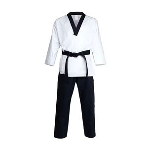 Uniforme de Taekwondo Premium Tkd, Dobok de Entrenamiento, Logotipo Personalizado, Ropa de Artes Marciales Transpirable, Proveedor Mayorista de Uniformes de Taekwondo - Product Image 2