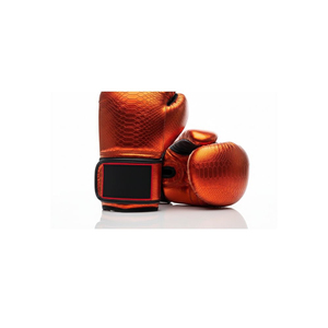 Gants de boxe en cuir PU effet peau de serpent violet, ensemble de gants d'entraînement, logo personnalisé, unisexe, arts martiaux, gants de combat, gants de boxe - Product Image 6
