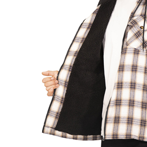 Veste en flanelle à carreaux pour homme ARTIZ INTERNATIONAL, capuche amovible, coupe-vent, écologique, streetwear d'hiver, style décontracté standard - Product Image 3