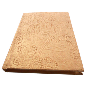 Vintage Style Notebooks Hard Cover Cream Colour Paper With Embossed Design On The Paper As Cover <b>Diary</b> - Product Image 2