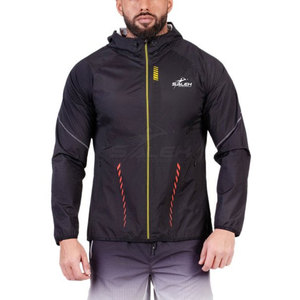 High Visibility Reflective Running <b>Jacket</b> With Lightweight Fabric Breathable Design And Quick Dry Finish <b>For</b> Outdoor Exercise - Product Image 3