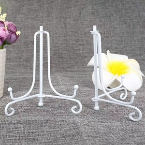Iron Tabletop <b>Easel</b> Stand Geometric Design Industrial Style Home Decor Durable Indoor Living Room - Product Image 2