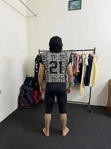 Custom Sublimated American Football Uniform Set With Built In Thigh <b>Knee</b> <b>Padded</b> Pants - Product Image 5