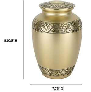 Wholesale Metal Cremation Urns <b>for</b> Adult Human <b>Ashes</b> Modern Design Funeral Supplies <b>Casket</b> Memorial Keepsake - Product Image 2