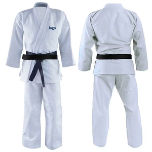 Uniforme de karaté personnalisé avec logo, Kimono de karaté, tenue d'arts martiaux en coton respirant pour enfants, jeunes et adultes - Product Image 4