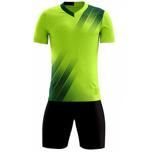 Conjunto de Uniforme de Fútbol Ligero y Transpirable con Manga Corta, Colores y Estampado Personalizados, Fábrica OEM, Antibacteriano - Product Image 2