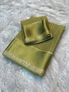 Sari de viscosa georgette Index Karts, suave, fluido, ligero, reversible, de secado rápido, largo hasta el suelo, diseño estampado indio para mujer - Product Image 2